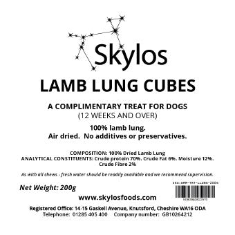 Lamb Lung Cubes - 200g