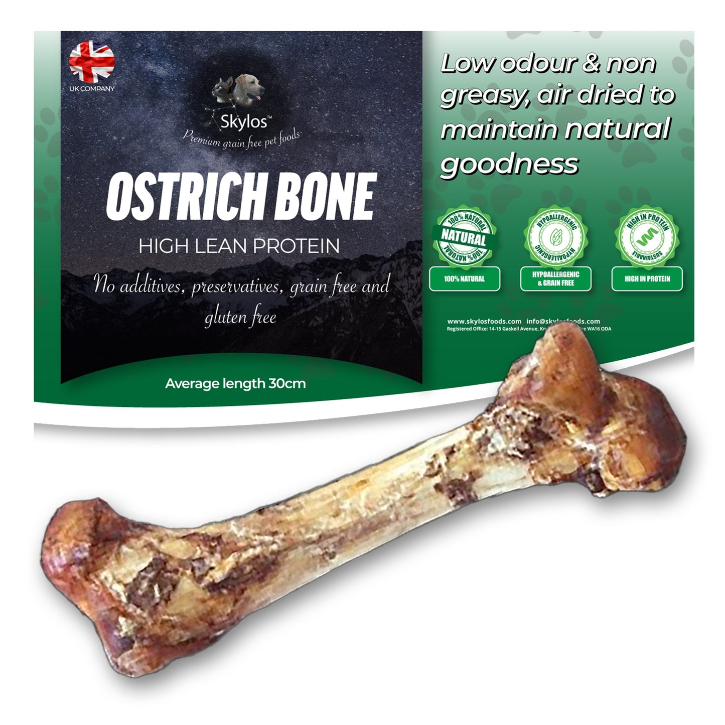 Ostrich Bone